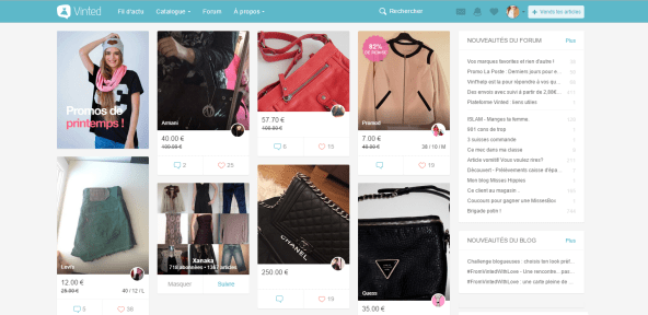 Vinted Site Internet