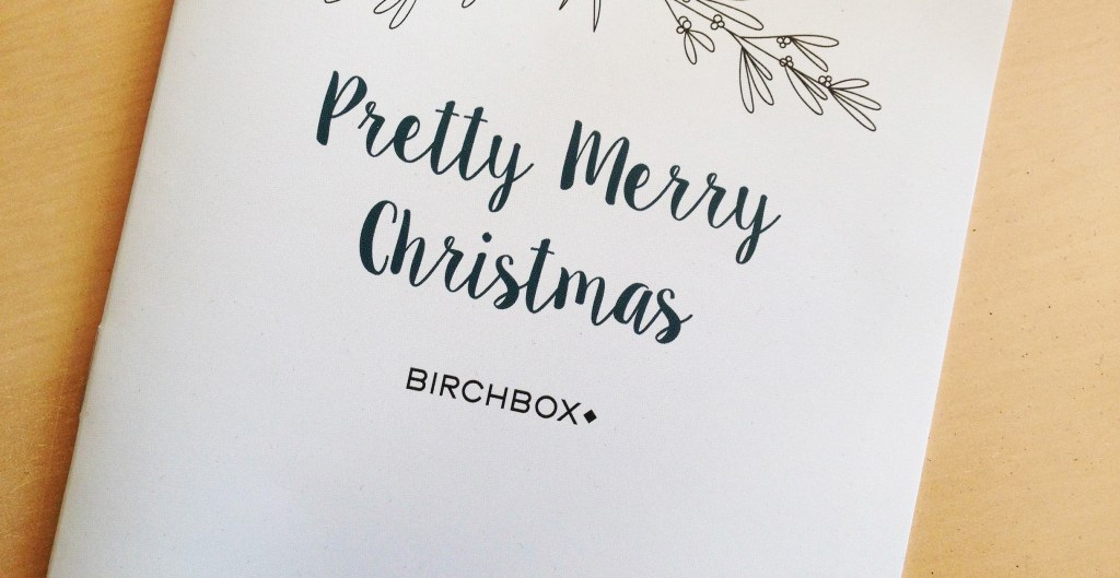 Pretty Merry Christmas – Birchbox Décembre&nbsp;2015