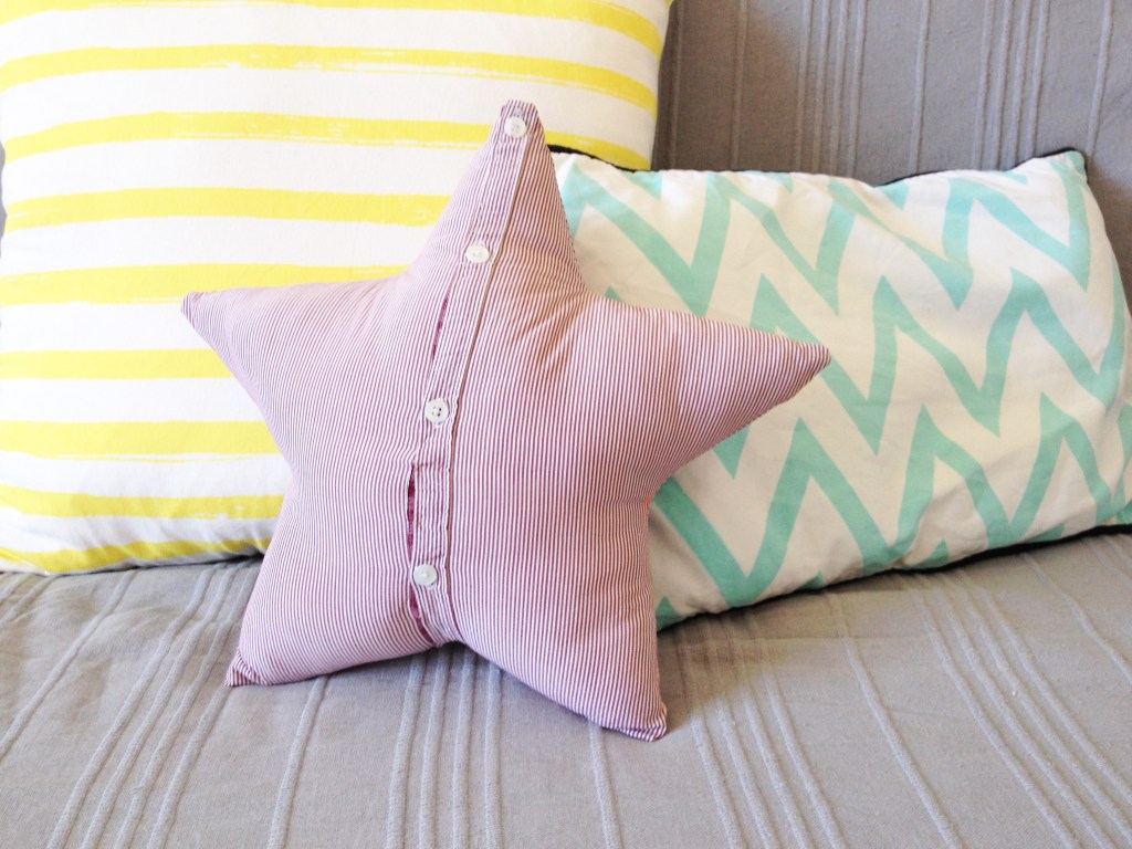 DIY & Quand chemise devient&nbsp;coussin
