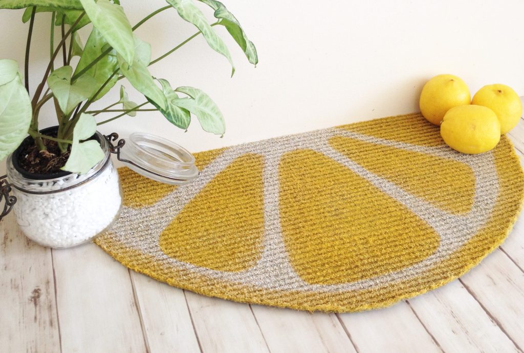 DIY & Tapis&nbsp;citronné