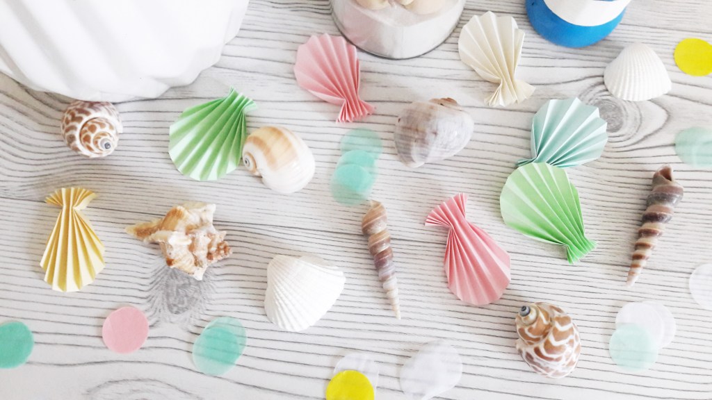 DIY & Guirlande Coquillages&nbsp;(origami)
