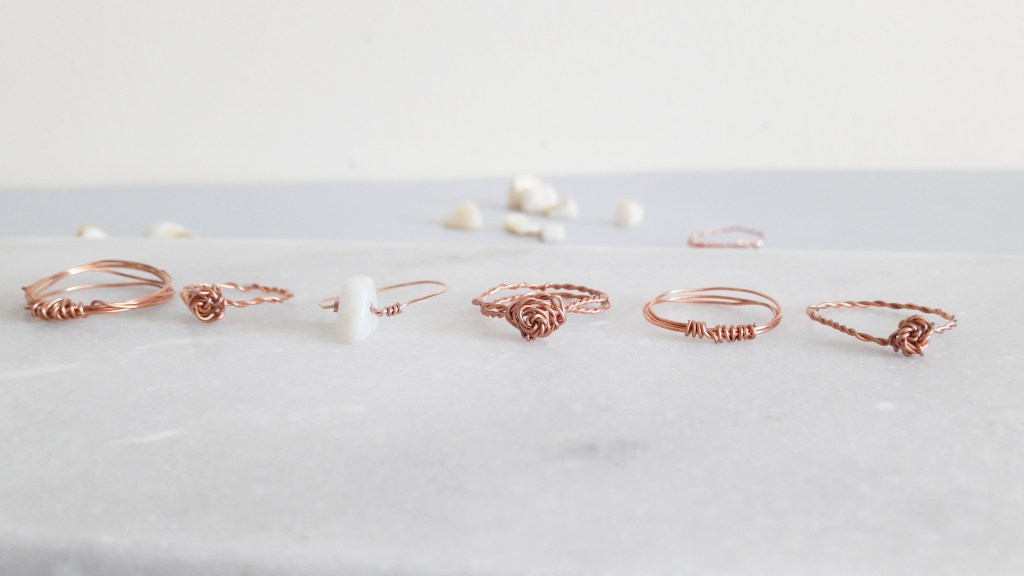 DIY & Bagues&nbsp;cuivrées