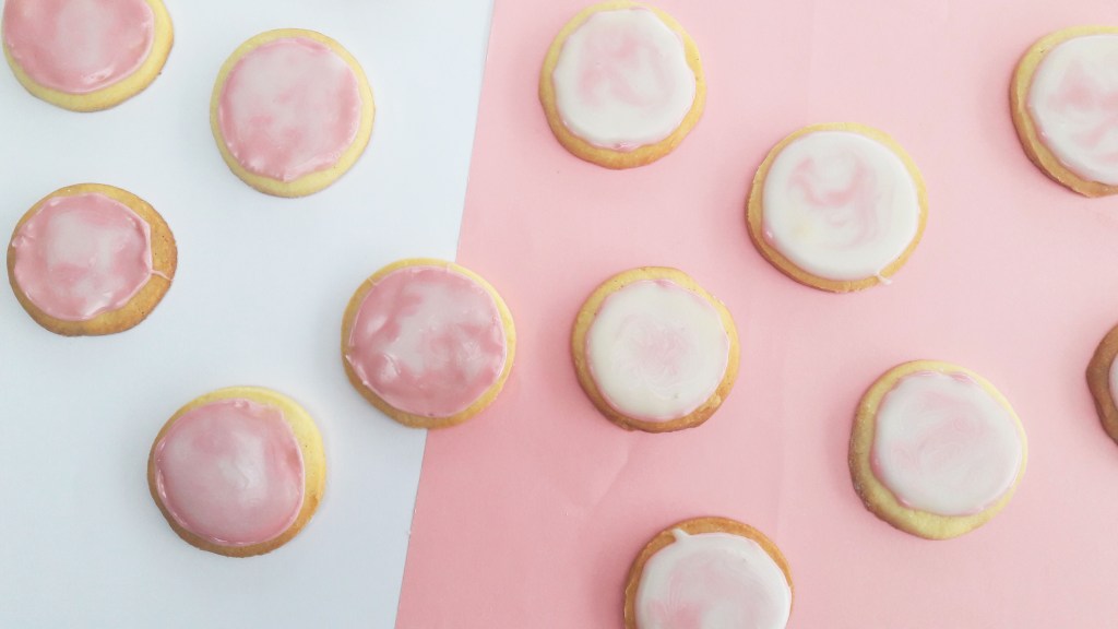 Recette & Petits biscuits&nbsp;marbrés