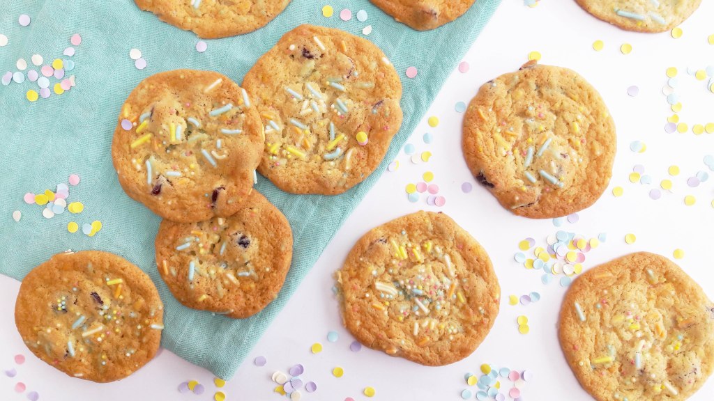 Recette & Cookies&nbsp;confettis