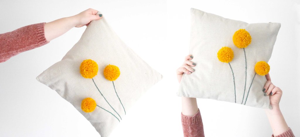 DIY & Coussin&nbsp;Craspedia