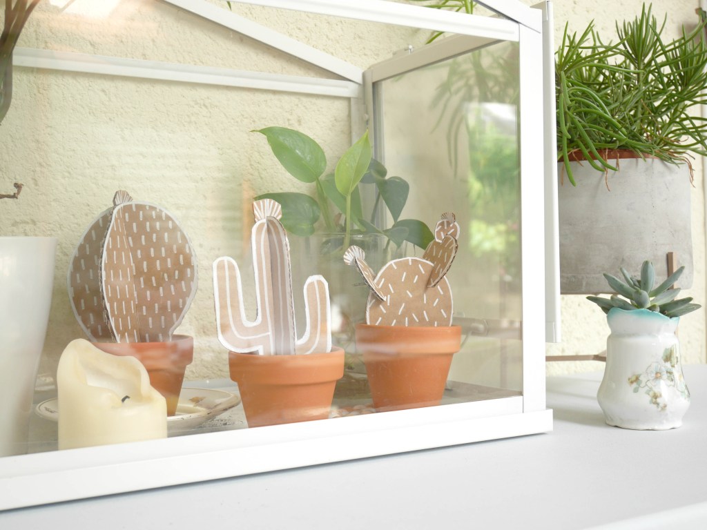 DIY & Déco recyclée &laquo;&nbsp;Cactus&nbsp;&raquo;