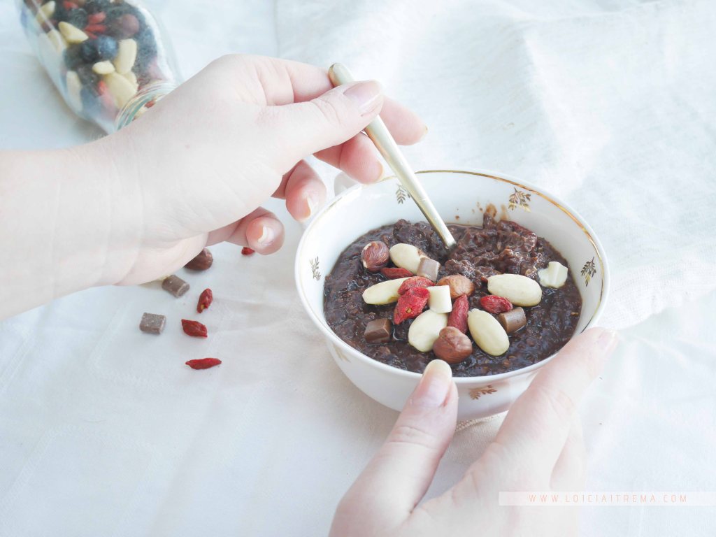 Recette & Porridge au chocolat