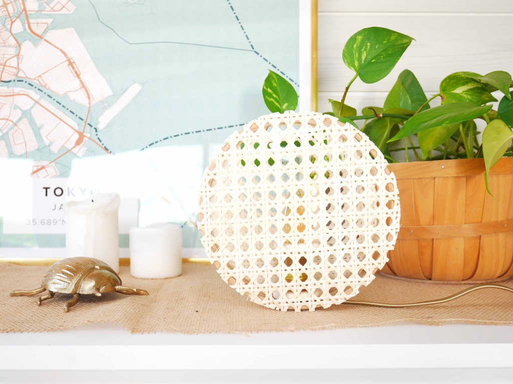 DIY & Lampe en&nbsp;cannage