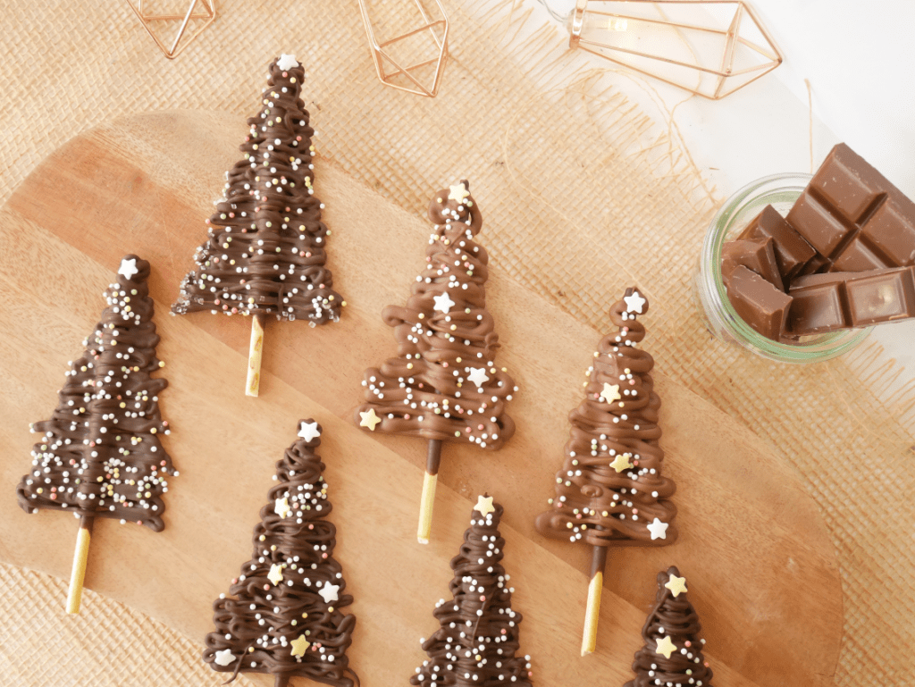 Jour 12 • Recette & Sapins en&nbsp;chocolat