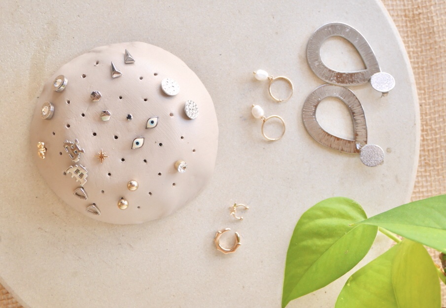 DIY & Support boucles d&rsquo;oreilles