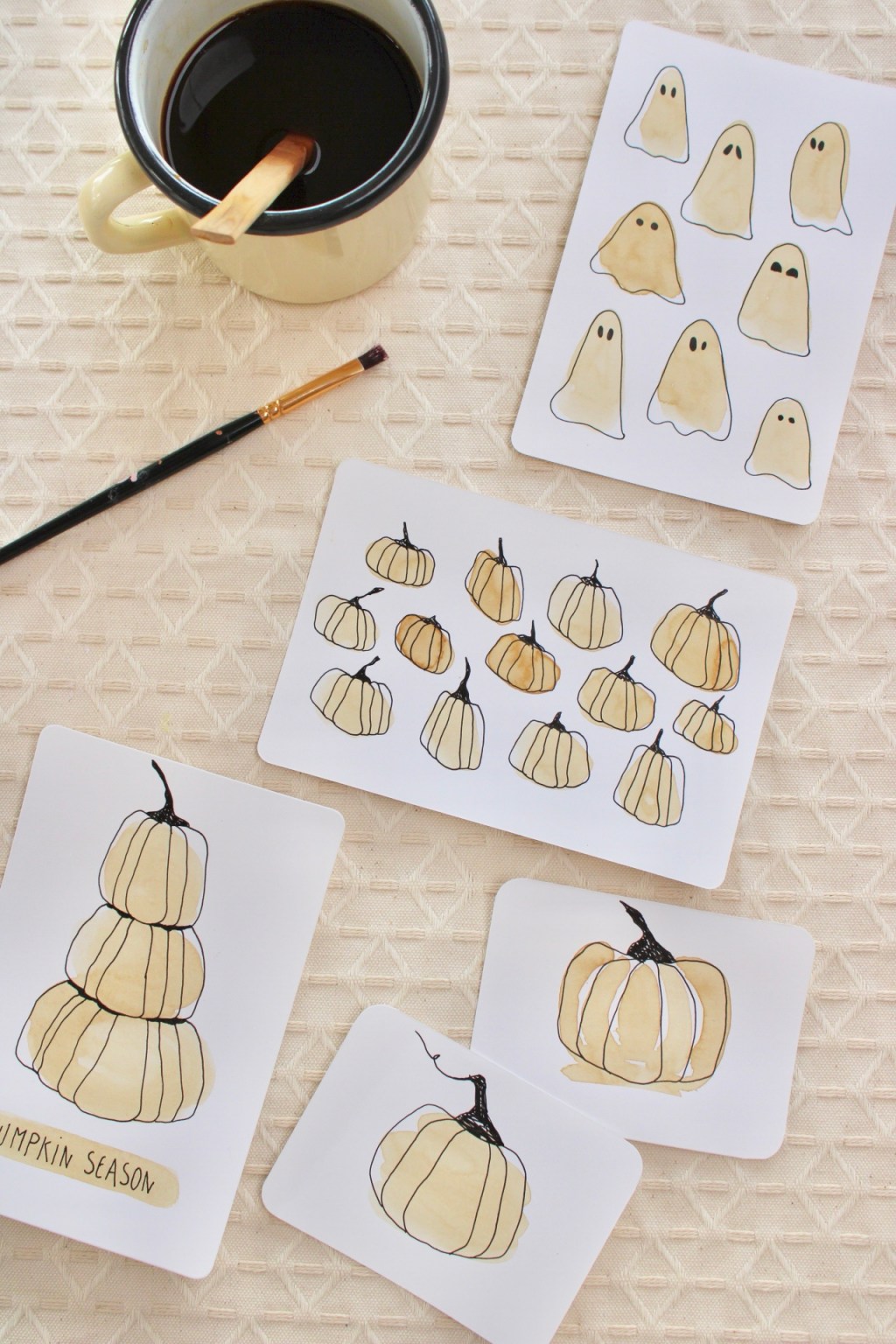 DIY & Peinture au café *édition&nbsp;Halloween*