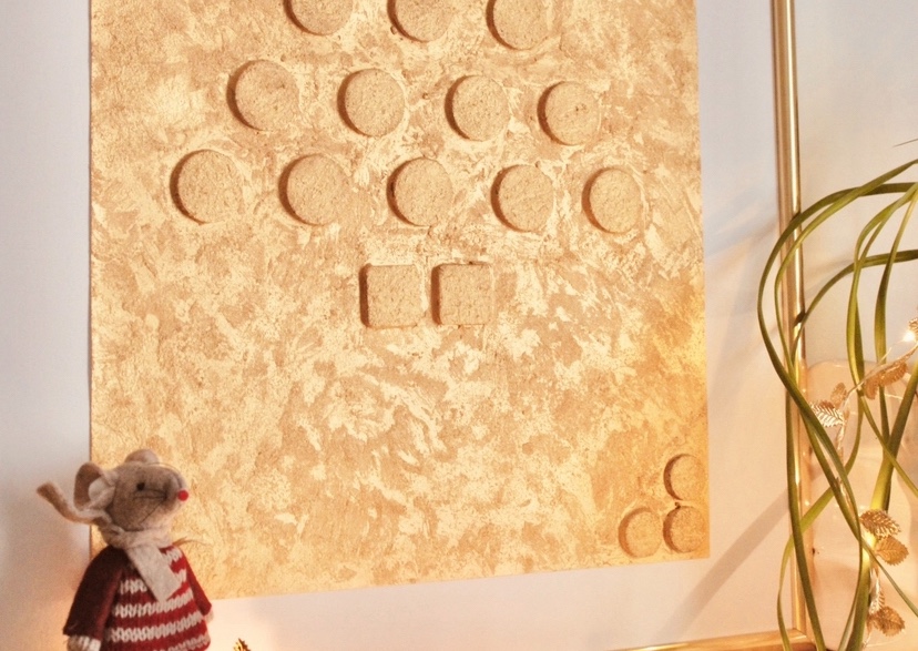 Jour 11 • DIY & Tableau&nbsp;texturé