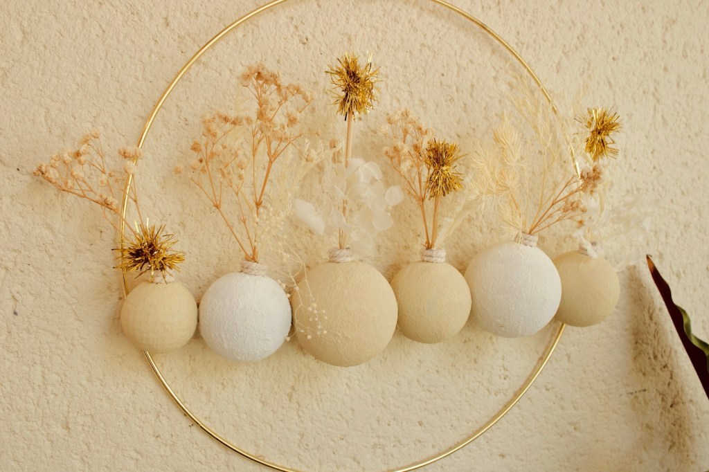 Jour 1 • DIY & Couronne de Noël&nbsp;récup&rsquo;