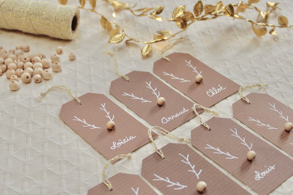 Jour 21 • DIY & Marque-places 2 en&nbsp;1